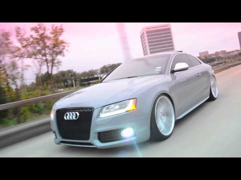 Audi S5 on VOSSEN WHEELS VFS-1 and air suspension customized by CVT designs