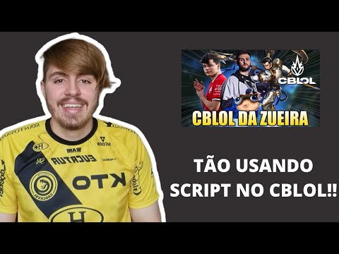 REACT - SCRIPT NO CBLOL E ZHONYAS INOVADOR DO RANGER - CBLOL DA ZUEIRA
