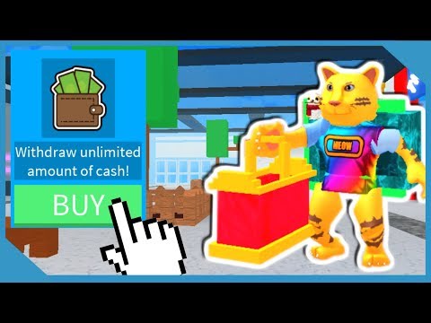 Buying The Infinite Wallet And Making Millions In Roblox - 