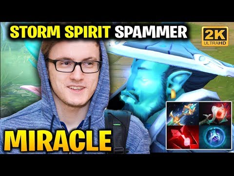 MIRACLE Storm Spirit Spammer - This Hero is So Good
