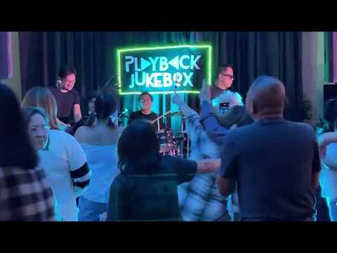 Playing Drums for PlayBack Jukebox in Winnipeg: Bizarre Love Triangle and Just Can’t Get Enough