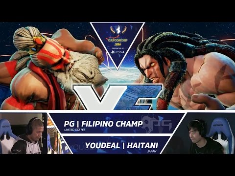 SFV: PG Filipino Champ vs YOUDEAL Haitani - Capcom Cup 2016 Day 1 Top 32 - CPT2016