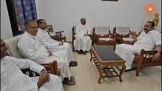 ബിഷപ്പ് ഹൗസിൽ എത്തി ആർച്ച് ബിഷപ്പുമായി കൂടിക്കാഴ്ച