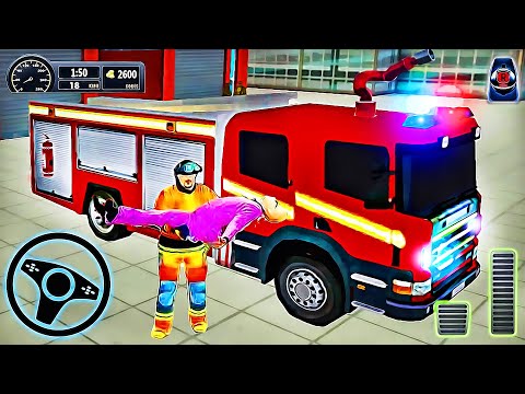NY City Firefighter Game - Rescue Fire Truck Simulator | Android Gameplay
