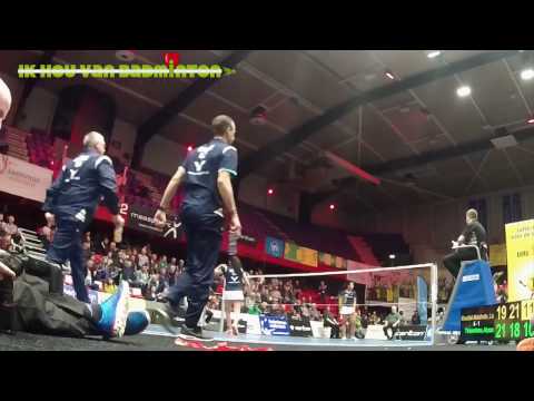 Eredivisie finale badminton 2017: Lisa Khoeblal-Malaihollo - Alyssa Tirtosentono