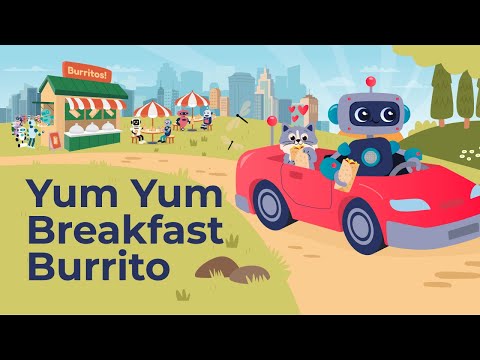 🌯🎶 Yum Yum Breakfast Burrito by Parry Gripp | Kids Sound Book | Cali‘s Books 🎶✨