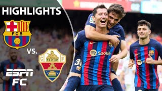 FC Barcelona vs. Elche | LaLiga Highlights | ESPN FC