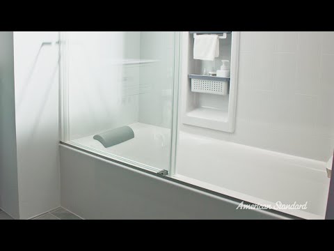 Aspirations 60 x 32-Inch Integral Apron Bathtub With Right-Hand Drain // 60 X 32 IN / RIGHT / WHITE // YouTube Video