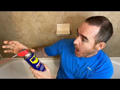 I TRIED WD 40 on my BATHTUB Here's WHAT HAPPENED!