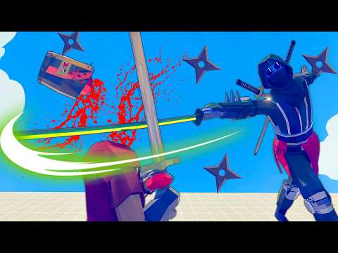 NINJA MASTER vs EVERY UNIT | Totally Accurate Battle Simulator-TABS