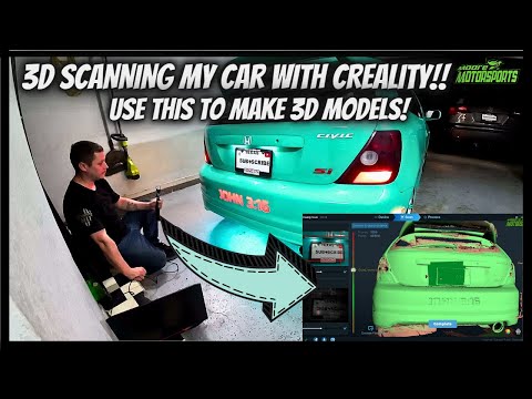 3D SCANNING MY CAR WITH A BUDGET FRIENDLY CR-SCAN FERRET