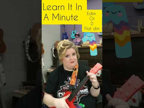 Learn It In A Minute: ukulele chords Edim & D Flat dim (chords # 28&29) #ukulele #uke #learnukulele