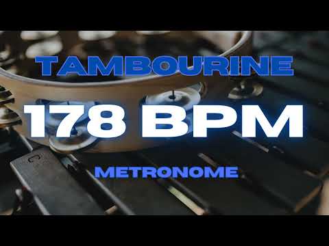 178 BPM - Tambourine Metronome