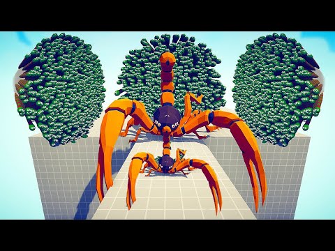 GIANT SCORPION vs EVERY DUO GODS - Totally Accurate Battle Simulator TABS