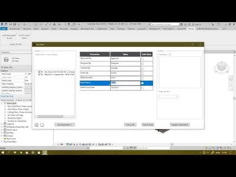 Revit API | Custom Sheet Add-in
