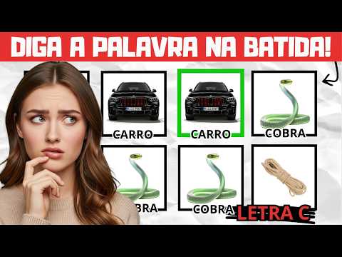 DESAFIO LETRA C | Diga a Palavra na Batida da Música (Parte 1)