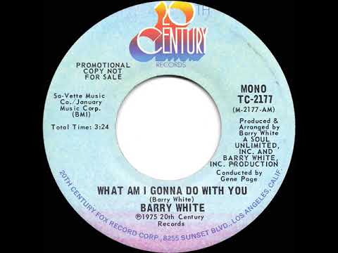1975 Barry White - What Am I Gonna Do With You (mono radio promo 45)