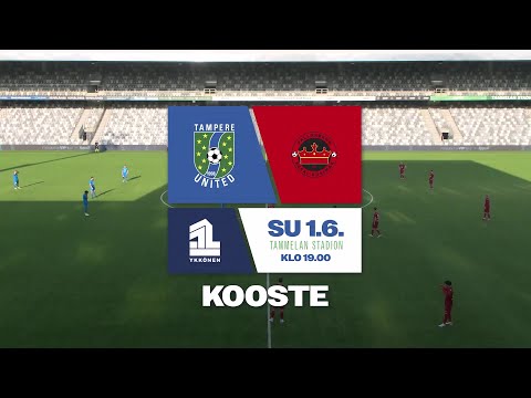 KOOSTE: Tampere United – PKKU / Ykkönen / 1.6.2025 / Tammelan Stadion
