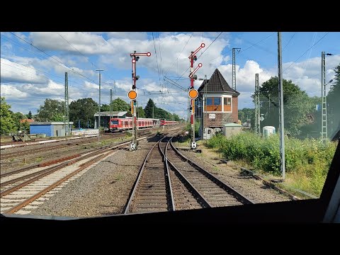 Führerstandsmitfahrt Pinneberg - Hamburg/Altona mit Umleitung über Eidelstedt Güterbahnhof