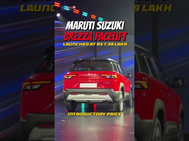 Maruti Suzuki Brezza Facelift Launched!