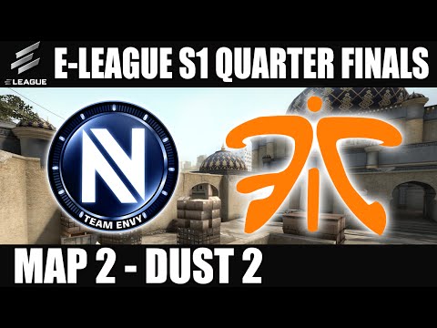 Team EnVyUs vs Fnatic | Quarter Final Map 2 (Dust 2) E-LEAGUE (23.07.2016) [CSGO]