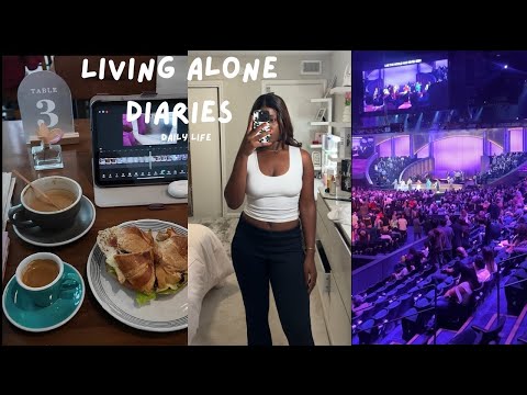 Living Alone Diaries | Gym at 5 A.M.? Church Day, Visiting a New Cafe, Self Care & Unboxing Day.