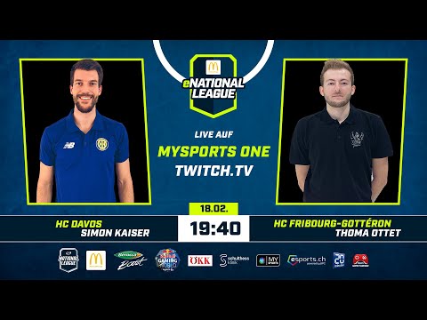 eNationalleague Runde 8: HC Davos - HC Fribourg-Gottéron