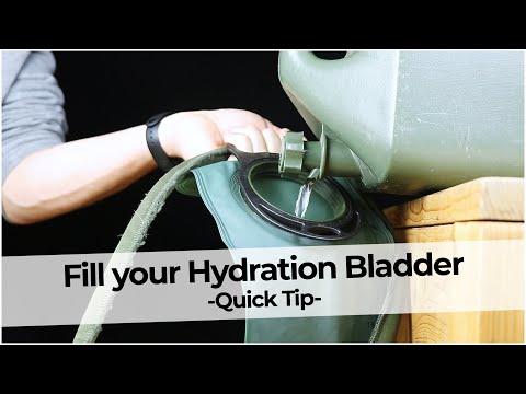 How to fill your Hydration Bladder - Airsoft Quick Tip