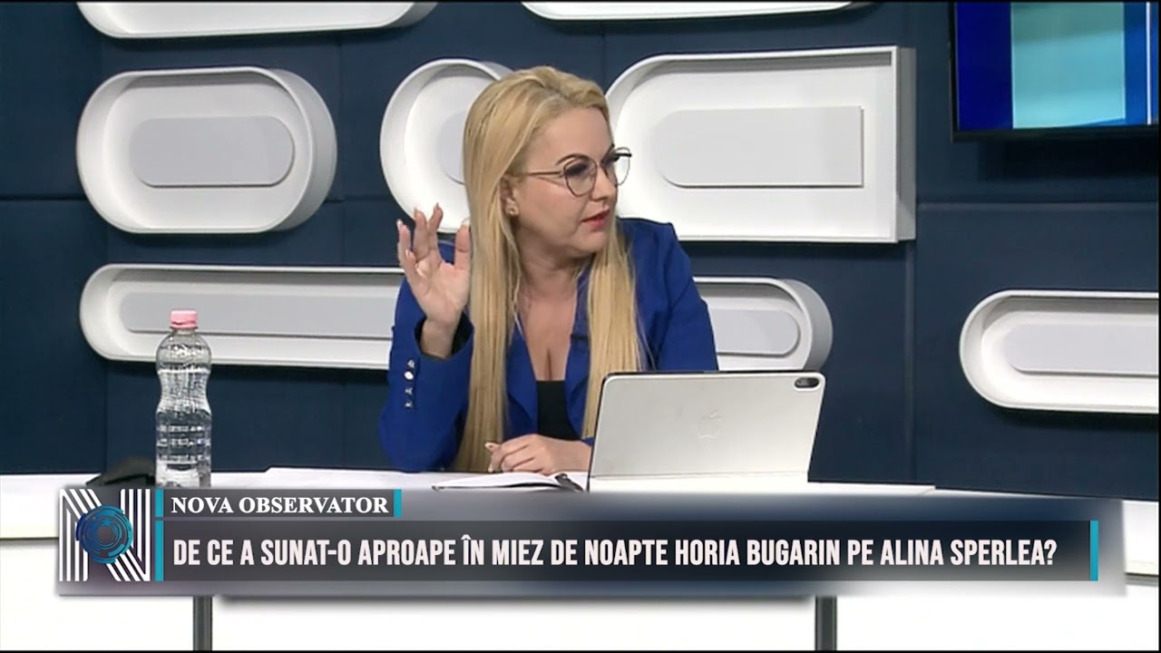 De ce a sunat-o aproape în miez de noapte Horia Bugarin pe Alina Sperlea?