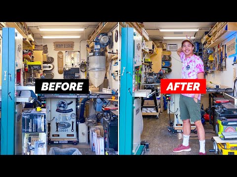 FULL REMODEL OF MY SHIPPING CONTAINER WORKSHOP! (2020)