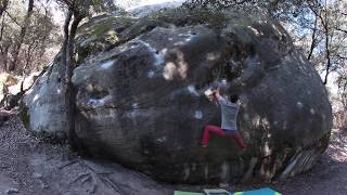 Video thumbnail of Sweet Dreams, 7a+. Savassona