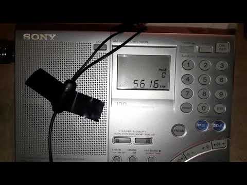 Gander Radio B 5616 khz USB Sony ICF-SW7600GR desde Mendoza (ARG)