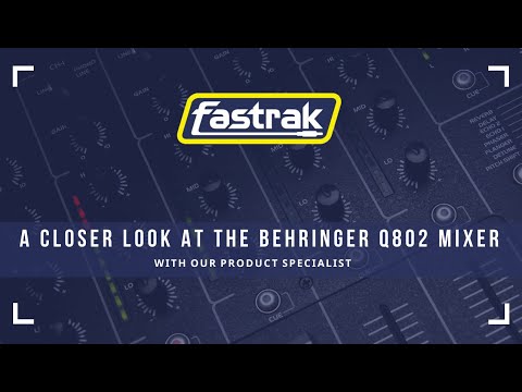 A closer look at the Behringer Q802USB mixer