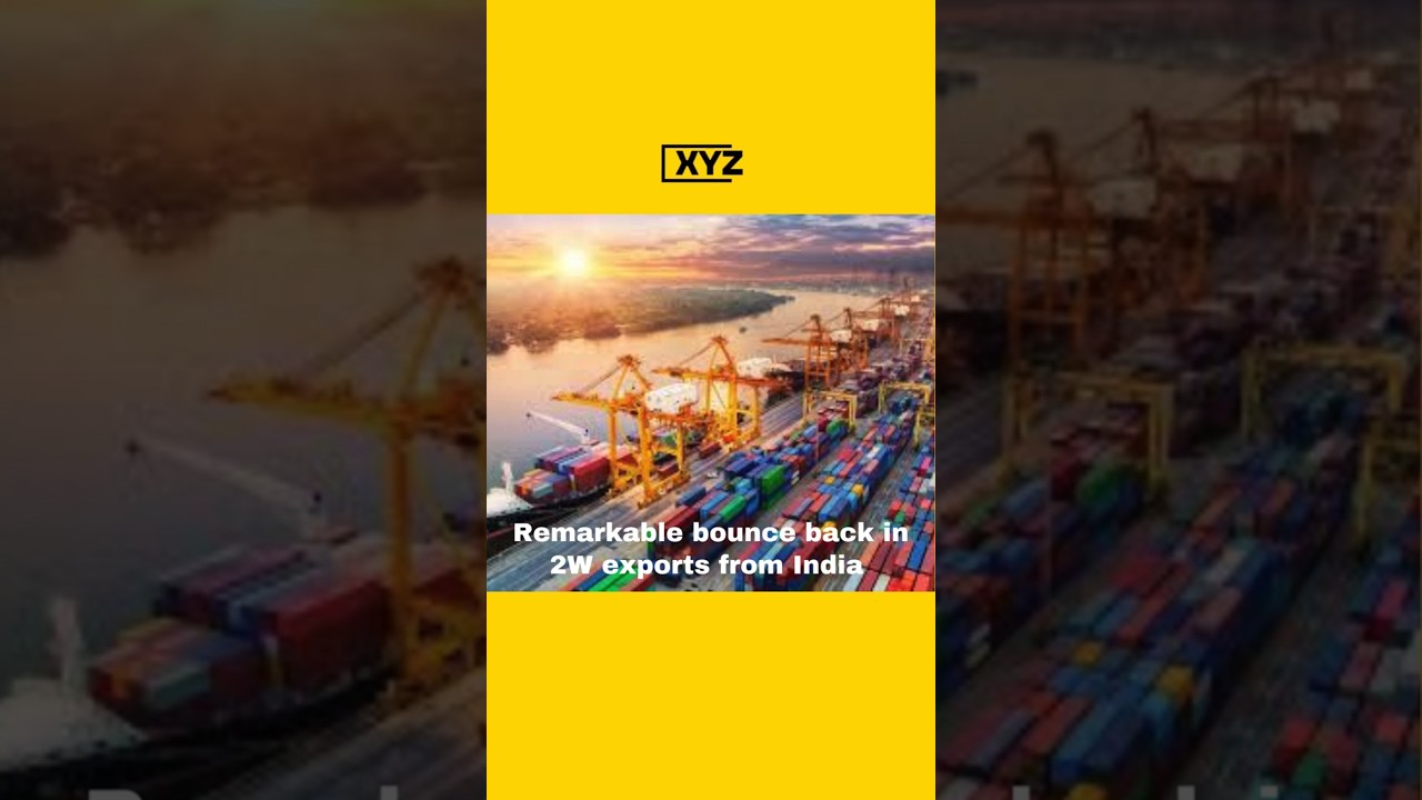 Remarkable bounce back in 2W exports from India