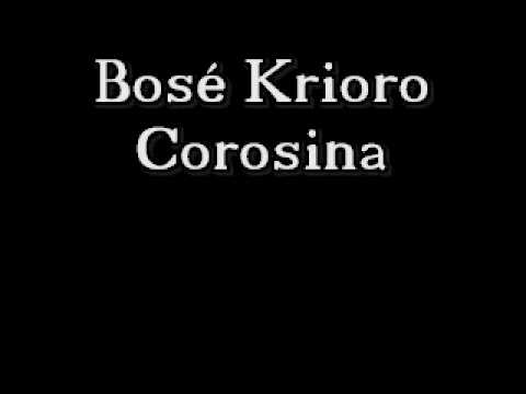 Bosé krioro - Corosina