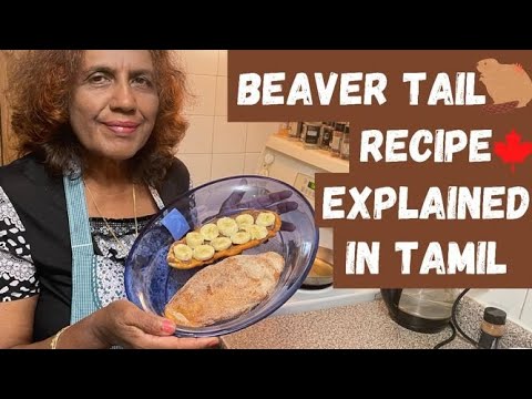 How to make Beaver tails recipe explained in Tamil