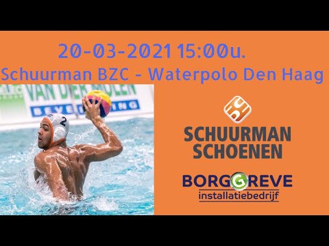 Schuurman BZC 1 - Waterpolo Den Haag 1 | Eredivisie Waterpolo | 20-03-2021