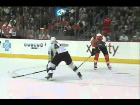 Nikolay Zherdev scores vs the Penguins - 12-14-2010