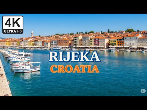 RIJEKA  City Tour CROATIA 🇭🇷 | 4K UHD Virtual Walking Tour | HIDDEN GEM MUST VISIT in 2025!
