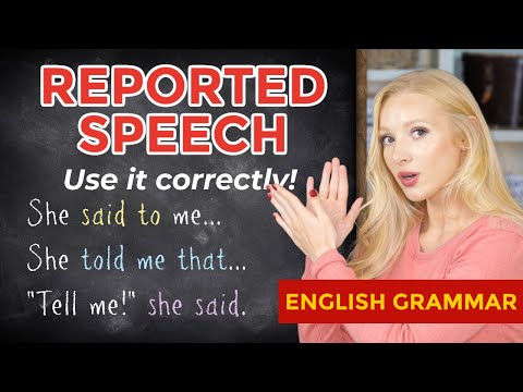 REPORTED SPEECH in English - Indirect Speech | Reported Speech | Direct Speech (+ Free PDF & Quiz)