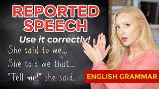 REPORTED SPEECH in English - Indirect Speech  Repo