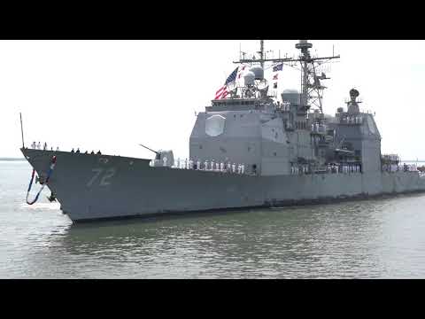 USS Vella Gulf CG 72 Returns Home after Deployment