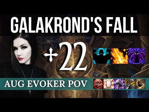 Augvoker Gameplay: +22 Dawn of the Infinite Fall, Fortified Volcanic Spiteful (3 pugs) M+ S3