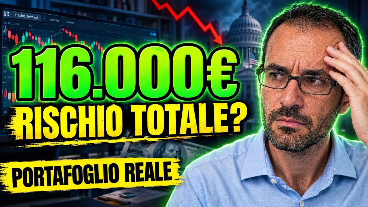 100% azionario - Portafoglio da 116.000€ a 57 anni: Reagisco al portafoglio di Luca