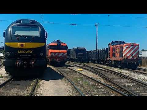 Comboios no entroncamento - 17jun18