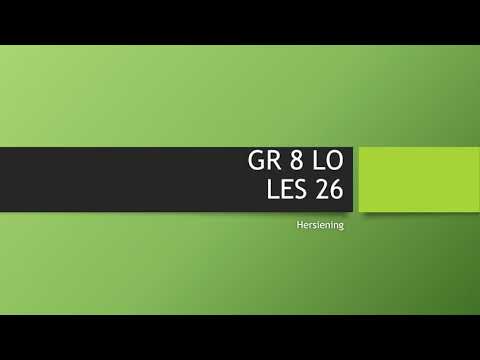 LO GRAAD 8: 15 Julie 2020 - periode 8 (15088)