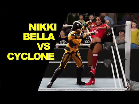 WWE 2K17 Nikki Bella vs Cyclone - Extreme Rules