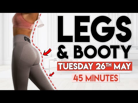 BOOTY BUILD and LEGS FAT LOSS | 45 min Home Workout