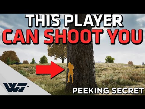 PEEKING WITHOUT EXPOSING YOURSELF - Crazy advantage when peeking using this technique - PUBG