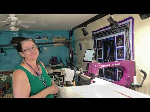 Quiltmagine, quilters creative touch, QCT, Quilt Path, start to finish edge to edge tutorial. ￼